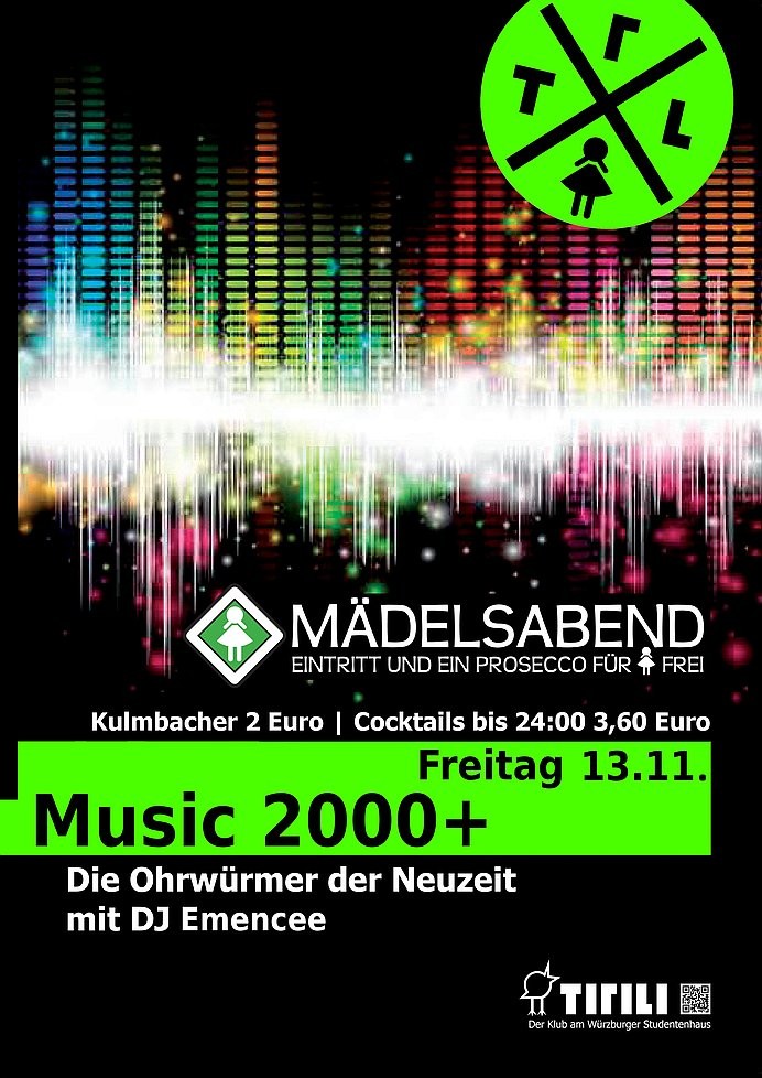 Tirili Mädelsabend, Music 2000+