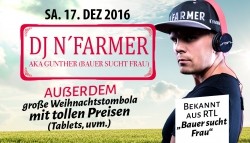 DJ N-FARMER UND WEIHNACHTSTOMBOLA