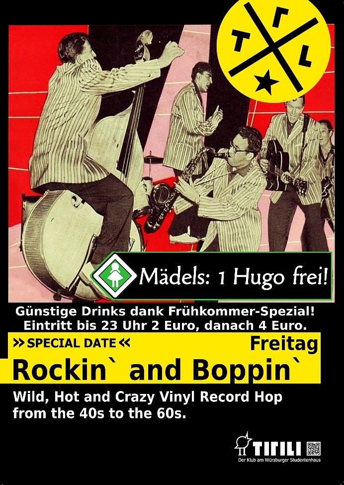 Rockin` and Boppin`Plakat