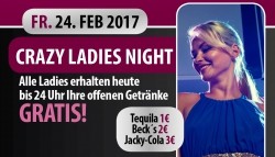 CRAZY LADIES NIGHT - DER VERRÜCKTE FREITAG!