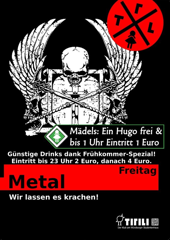 Metal im Tirili am Freitag