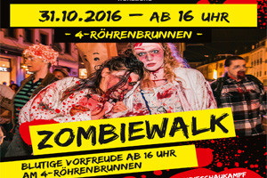 Zombiewalk - Vom Vierröhrenbrunnen zur Posthalle